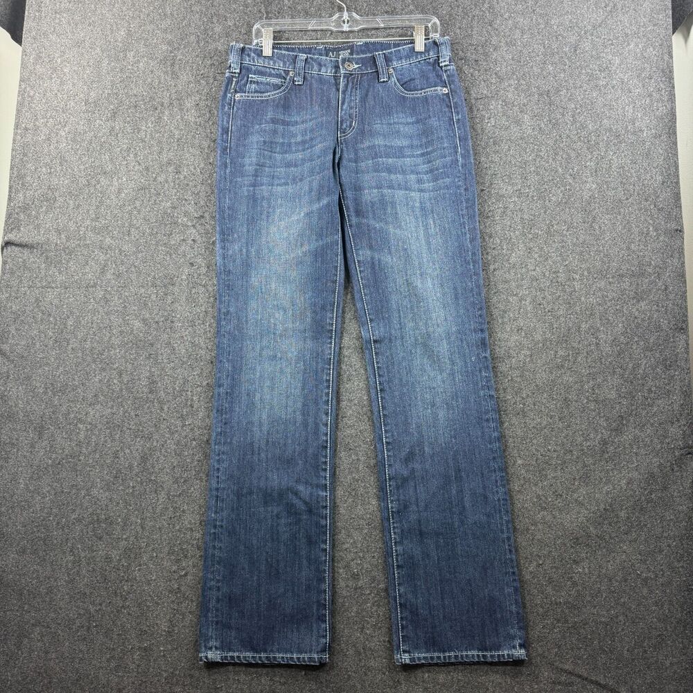 Armani Jeans 003 Series Indigo Women's 29 Blue Denim Straight